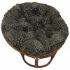 Best reviews of ✨ Blazing Needles 44-inch Tapestry Papasan Cushion Checkered Scroll 🌟