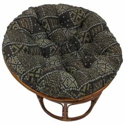 Best reviews of ✨ Blazing Needles 44-inch Tapestry Papasan Cushion Checkered Scroll 🌟