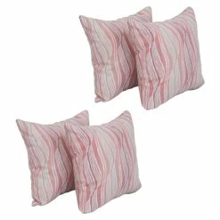 Best deal 💯 Blazing Needles 17-inch Square Throw Pillows (Set Of 4) Clove Minera 🛒