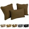 Cheap 😍 Blazing Needles Delaney 3-Piece Microsuede Pillow Set (Set Of 3) Steel Grey 🛒