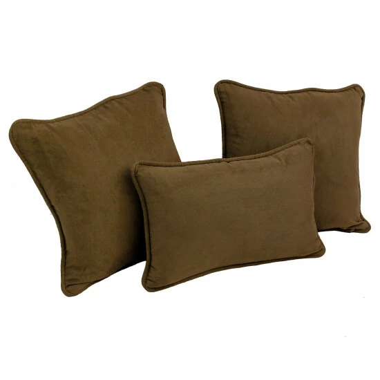 Cheap ๐ Blazing Needles Delaney 3-Piece Microsuede Pillow Set (Set Of 3) Steel Grey ๐ - Image 3