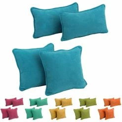 Best reviews of ⌛ Blazing Needles Delaney Microsuede Pillow Set (Set Of 4) Lemon ✨
