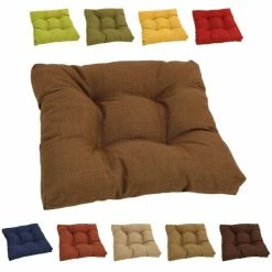 Flash Sale 😀 Blazing Needles 20-inch All-Weather Indoor/Outdoor Chair Cushion - 19" X 19" Sandstone 🔥