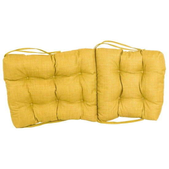 Budget ๐ Blazing Needles 18-inch By 38-inch Spun Polyester Solid Outdoor Tufted Chair Cushion Cocoa ๐ - Image 8