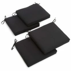 Best Pirce 🎉 Blazing Needles 19-Inch X 20-Inch Indoor Chair Cushion (Set Of 4) Chocolate ⌛
