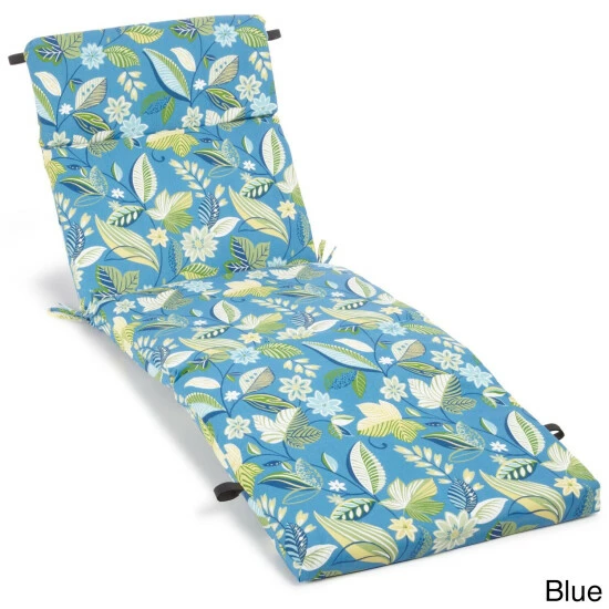 Budget โญ Blazing Needles All-Weather Outdoor Chaise Lounge Cushion Haliwell Multi ๐ - Image 5