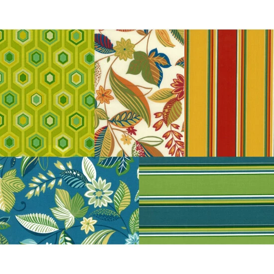 Budget โญ Blazing Needles All-Weather Outdoor Chaise Lounge Cushion Haliwell Multi ๐ - Image 8