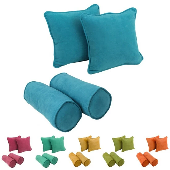 Flash Sale ๐คฉ Blazing Needles Microsuede Throw Pillow Set (Set Of 4) Mojito Lime ๐ฅ
