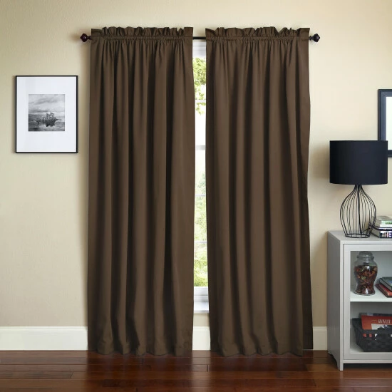 Flash Sale โจ Blazing Needles 84-inch Twill Curtain Panel Pair - 52 X 84 - 52 X 84 Ruby ๐ - Image 4
