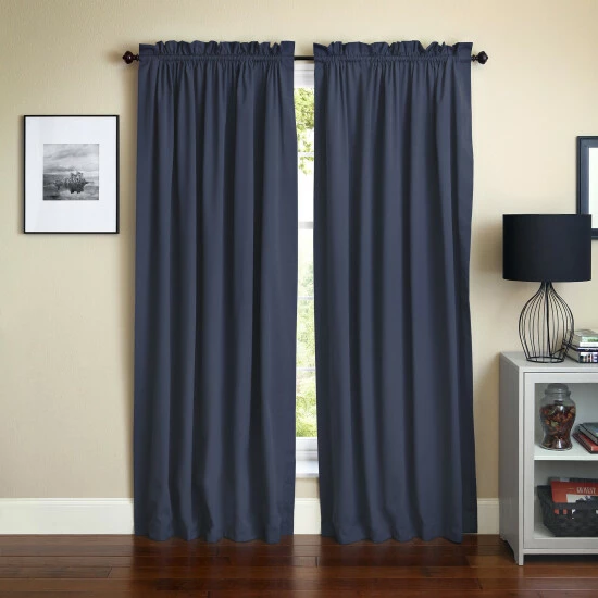 Flash Sale โจ Blazing Needles 84-inch Twill Curtain Panel Pair - 52 X 84 - 52 X 84 Ruby ๐ - Image 8
