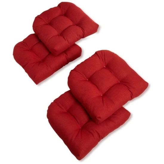 Wholesale ๐ Blazing Needles Indoor/Outdoor Chair Cushions (Set Of 4) - 19" X 19" Mocha ๐ - Image 5