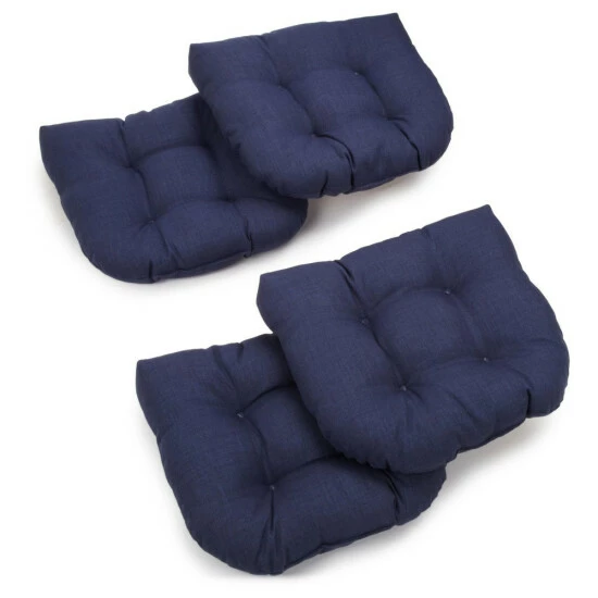 Wholesale ๐ Blazing Needles Indoor/Outdoor Chair Cushions (Set Of 4) - 19" X 19" Mocha ๐ - Image 6