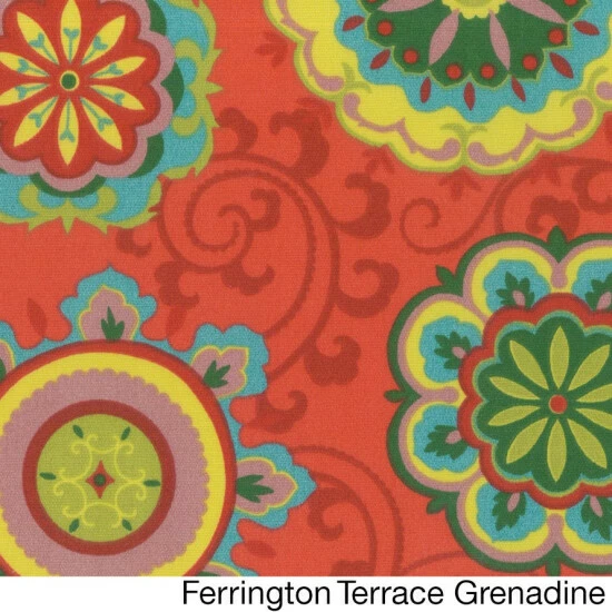 Best deal 👍 Blazing Needles 18-inch All-weather Throw Pillow (Set Of 2) Farrington Terrace Grenadine 👏 - Image 6